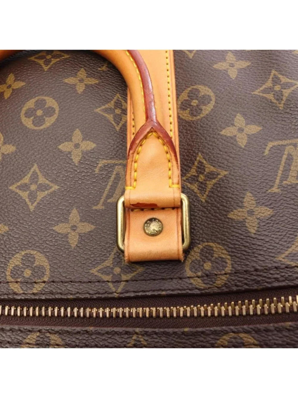 Louis Vuitton Boston Bag Keepall 45 Monogram Canvas Leather